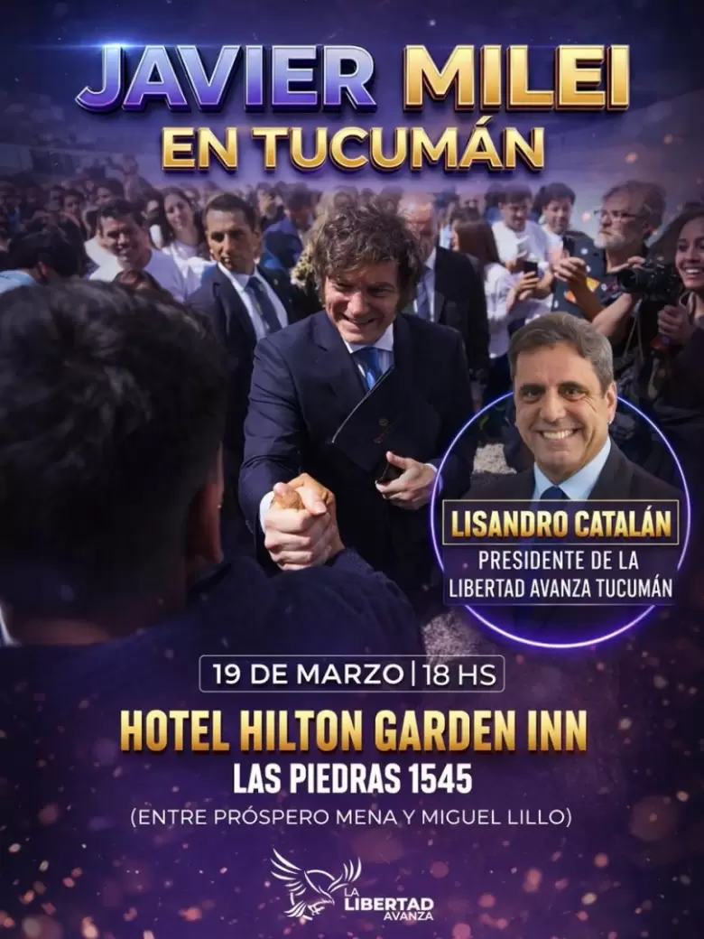 La convocatoria de LLA para la actividad de este jueves