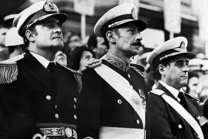 La Junta Militar de 1976: Massera, Videla y Agosti