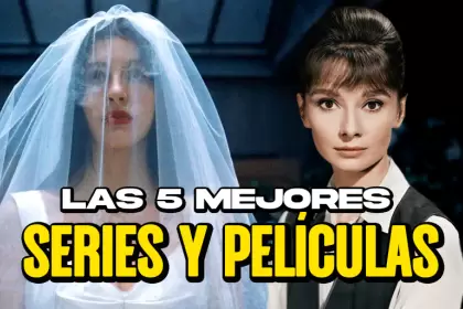 Camila Morrone en Algo terrible está por suceder y Audrey Hepburn en La calumnia.