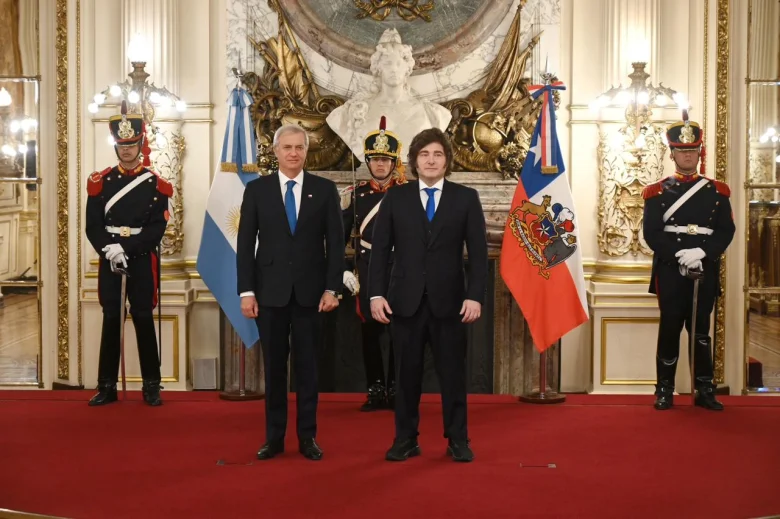 José Antonio Kast y Javier Milei, en la Casa Rosada - Gobierno