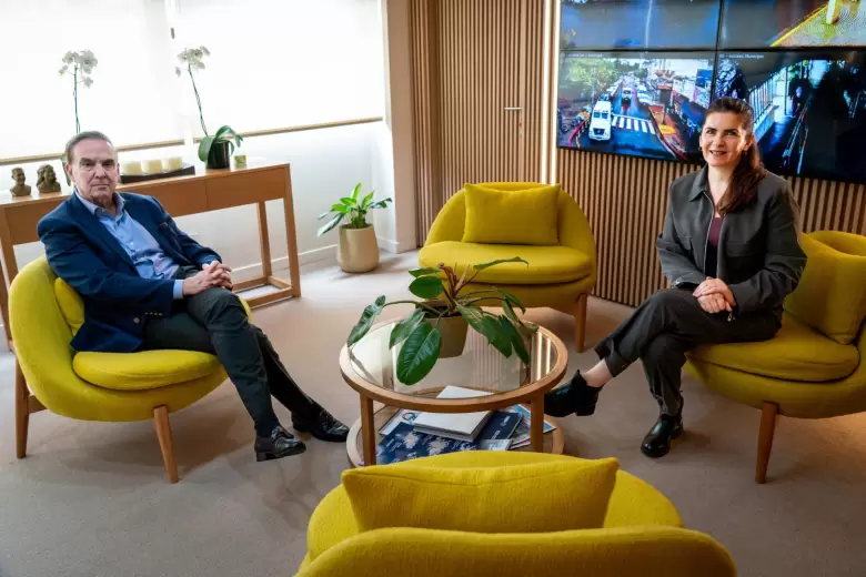 Miguel Ángel Pichetto mantuvo un encuentro con Mariel Fernández