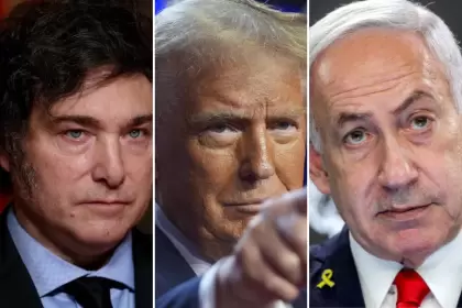 Milei, Trump y Netanyahu