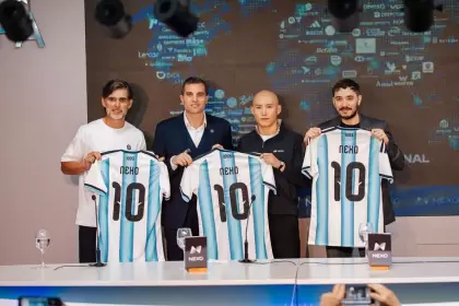 Roberto Ayala, Leandro Petersen y Federico Ogue.