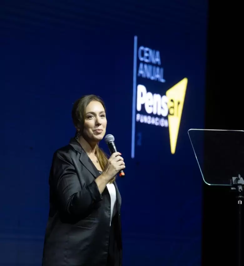 María Eugenia Vidal abrió la cena anual de la Fundación Pensar