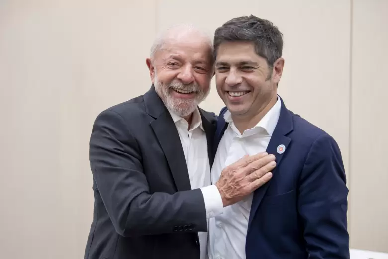 Kicillof mantuvo un encuentro bilateral con Lula da Silva