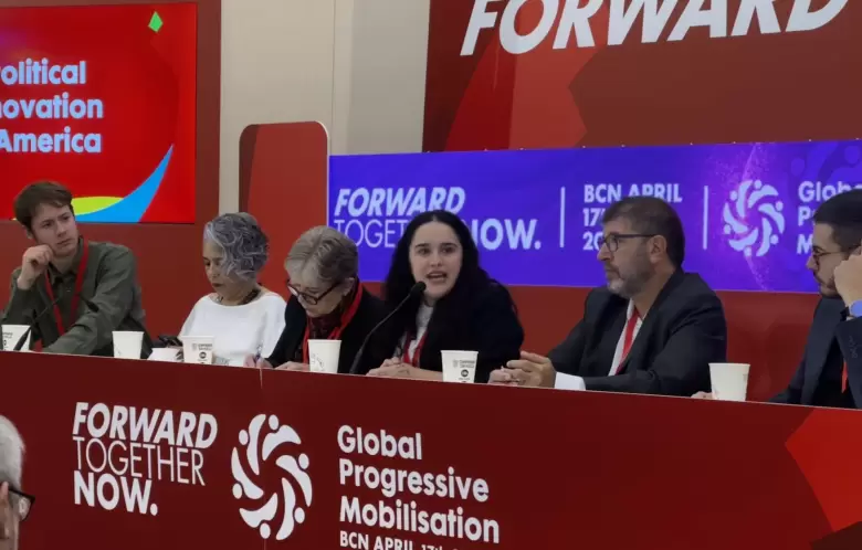 Ofelia Fernandez en el paner sobre Innovación Política en América Latina.