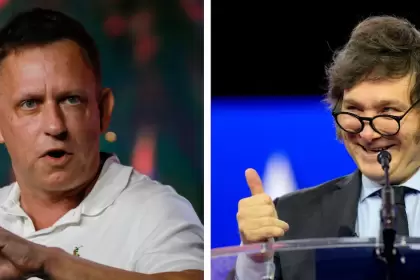 Datos, inteligencia y poder: Javier Milei se reúne con el fundador de Palantir en la Casa Rosada