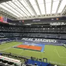El Santiago Bernabéu cambió el césped por el polvo de ladrillo en apenas 48 horas: la impactante transformación
