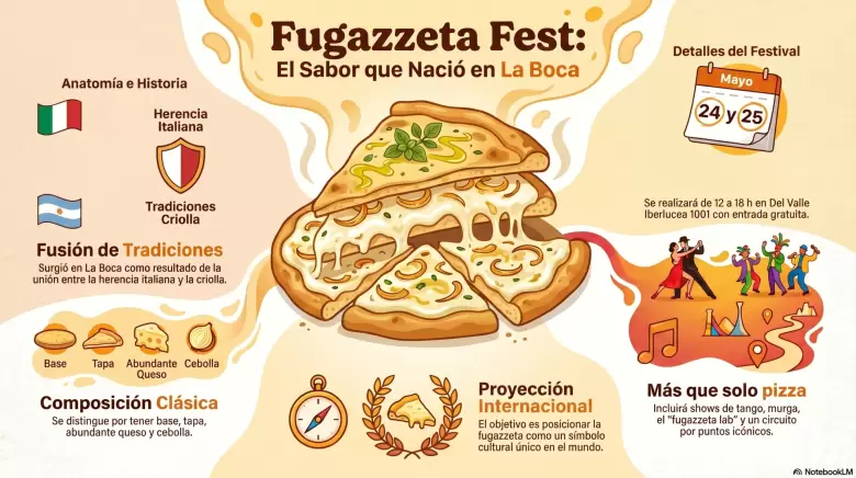 La fugazzeta tendrá su primer festival en La Boca y ya compite a nivel internacional