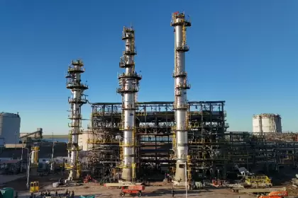 Compañía Mega anunció el inicio de la puesta en marcha de su Nuevo Tren de Fraccionamiento (NTF) en su planta de Bahía Blanca.