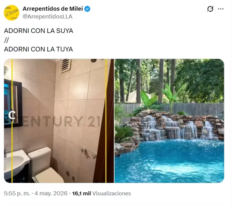 La cascada de Adorni