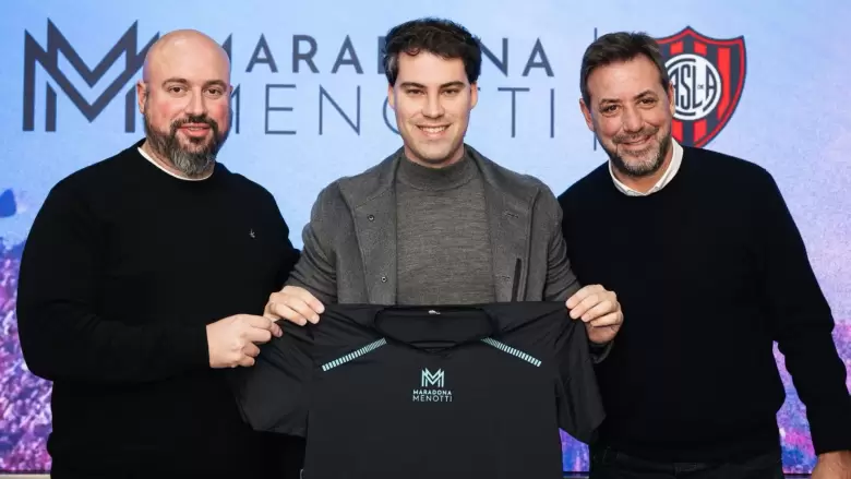 San Lorenzo selló una alianza con la Escuela Maradona Menotti