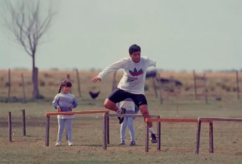 Maradona en La Pampa
