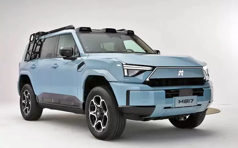 Dongfeng M-Hero M817, un SUV todoterreno recientemente presentado en China.