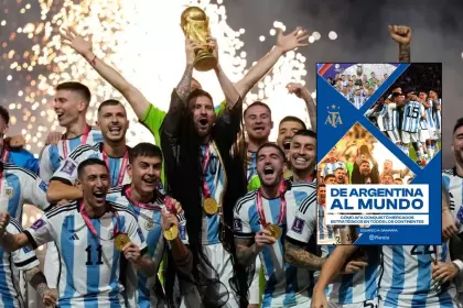 La portada de "De Argentina al Mundo", el libro que recorre la estrategia de expansión global de la AFA tras Qatar 2022