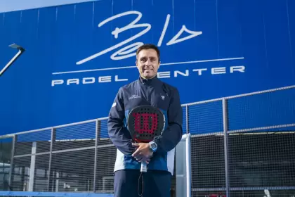 Con la tranquilidad de haberlo dado todo, Belasteguín encara su nueva vida desde el Bela Padel Center.