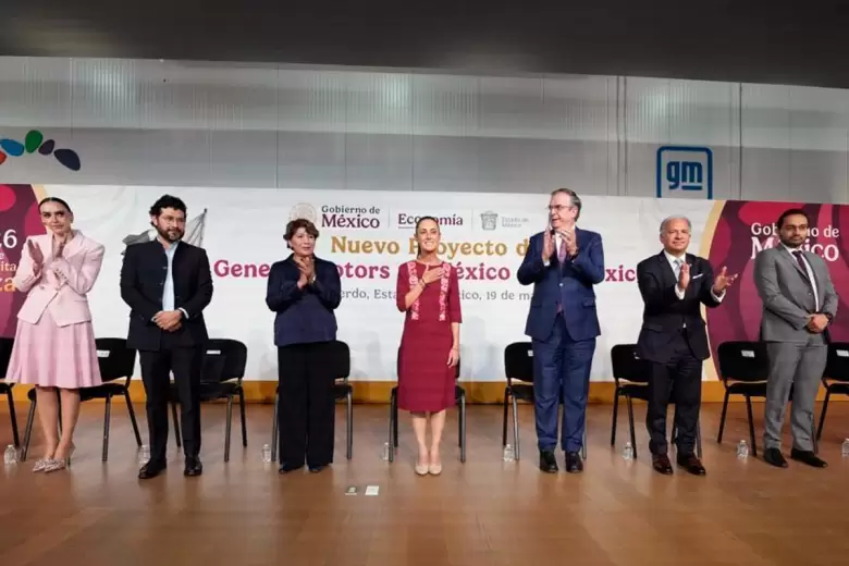 La mandataria mexicana visitó la planta de Ramos Arizpe donde se realizó el anuncio.