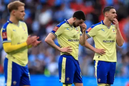 La decepción de los jugadores del Southampton