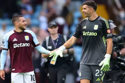Buendía y Martínez, la dupla argentina del Aston Villa que apunta a lo más alto de Europa con el Mundial en el horizonte