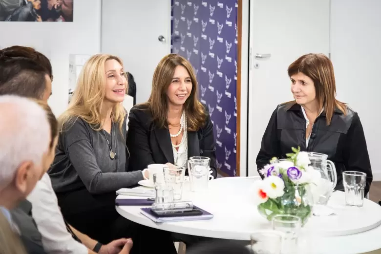 Karina Milei, Pilar Ramírez y Patricia Bullrich