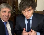 Javier Milei y Luis Caputo