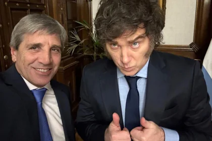 Javier Milei y Luis Caputo