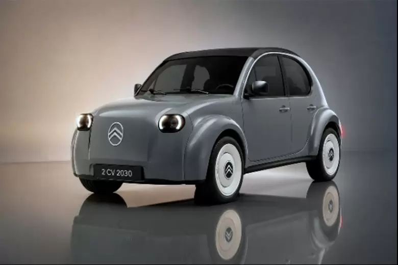 ¿Será así? En base al teaser, diversas publicaciones europeas comenzaron a intentar develar el diseño del Nuevo 2 CV.