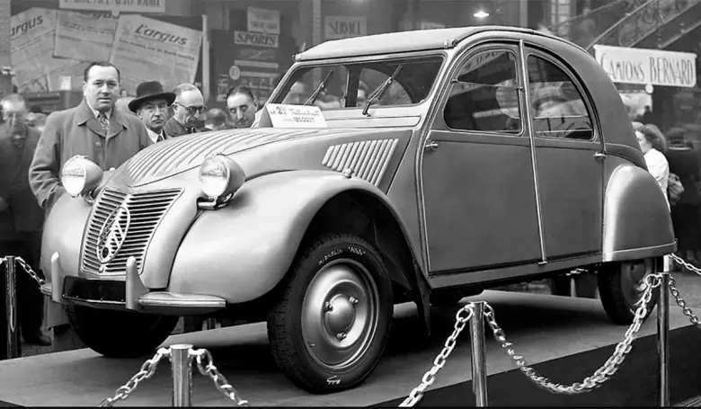 Así era el Citroën 2 CV de 1948.