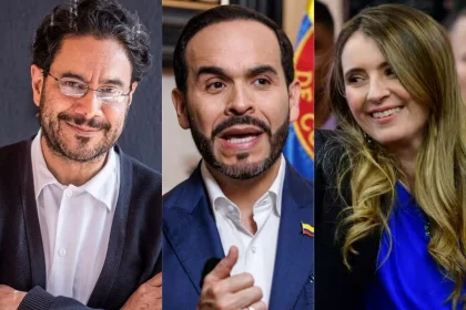 Iván Cepeda, Paloma Valencia y Abelardo de la Espriella