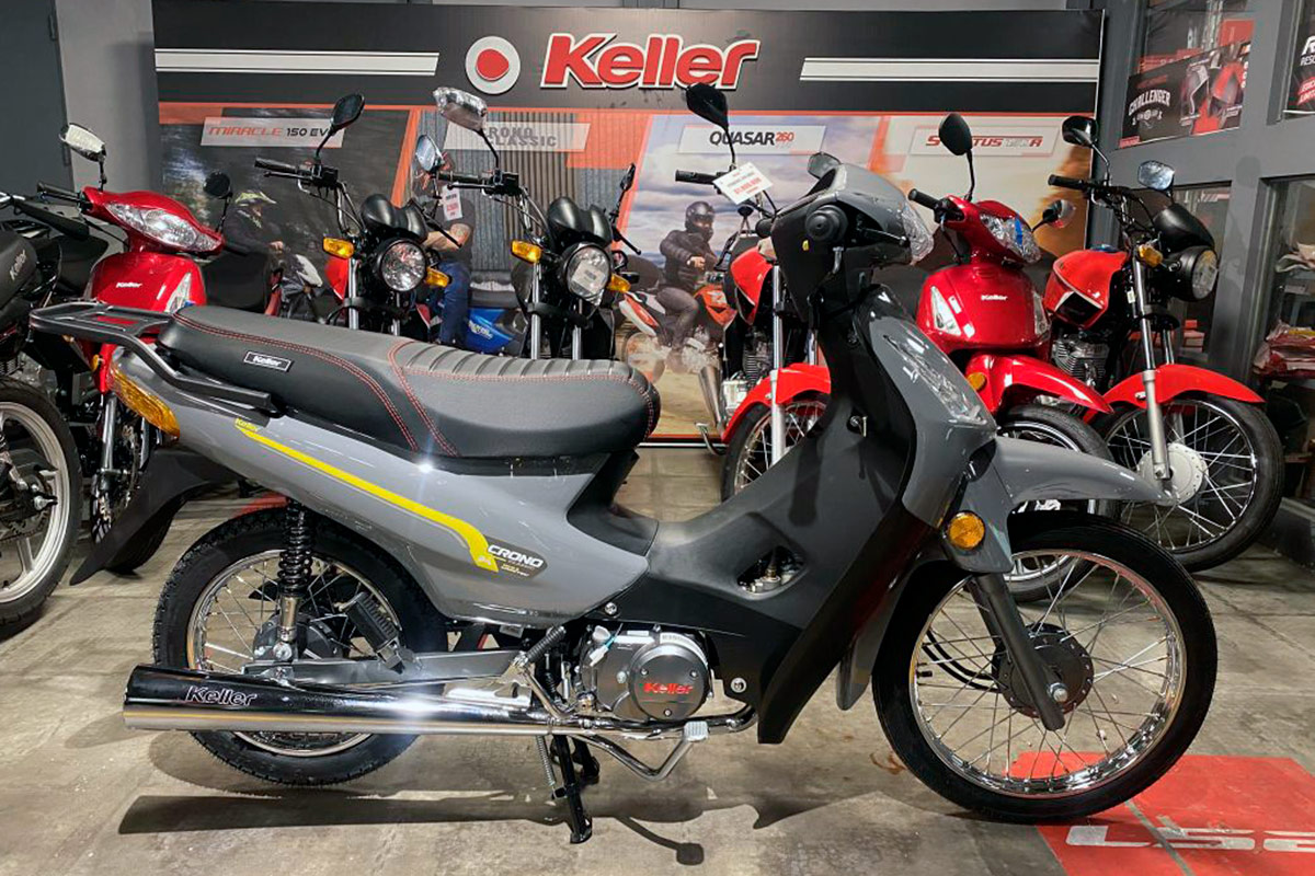 La Keller KN 110-8 fue la moto más patentada en mayo 2026. - Keller