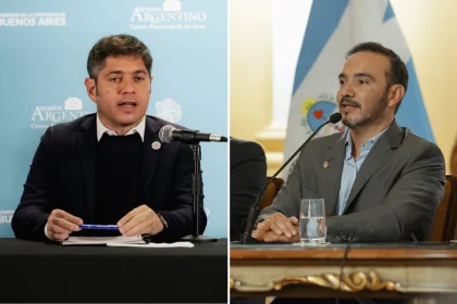 Axel Kicillof y Juan Pablo Valdés