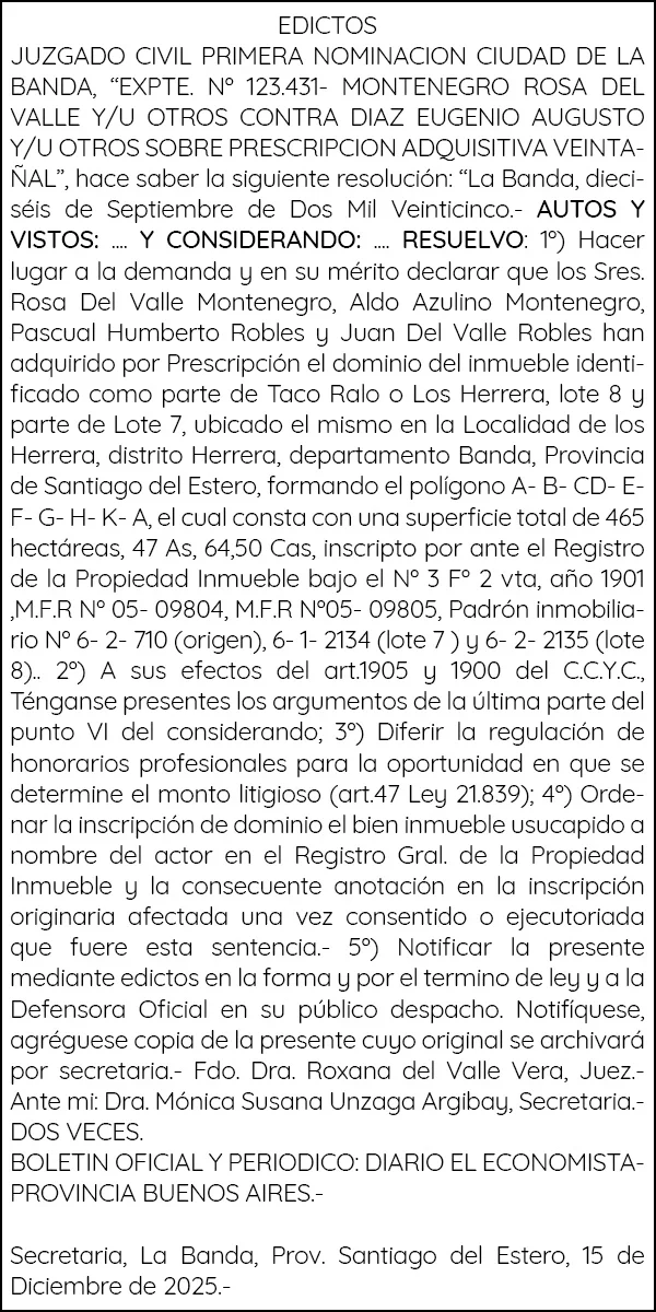 Edicto