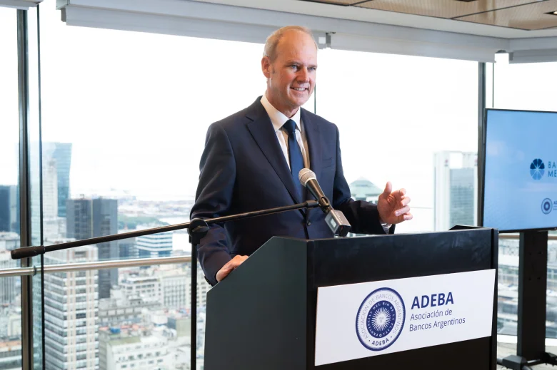 El presidente de la Asociación de Bancos Argentinos (Adeba), Javier Bolzico - Adeba