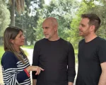 Horacio Rodríguez Larreta junto a Guadalupe Tagliaferri y Emmanuel Ferrario, dos de sus principales alfiles
