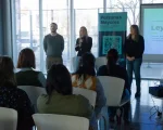 Mercedes Joury, subsecretaria de Personas Mayores, durante la apertura de la formación sobre trato digno.