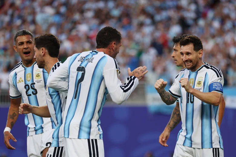 De Paul y Messi