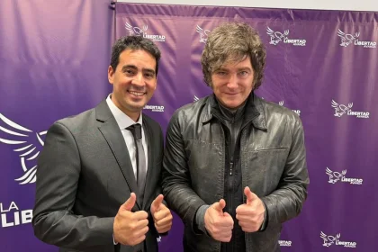 Adrián Ravier y Javier Milei