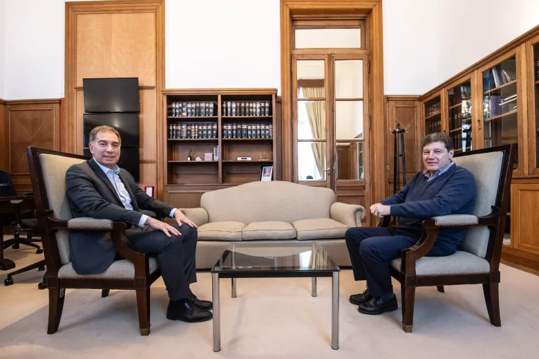 Santilli se reunió con Melella en Casa Rosada - Ministerio del Interior