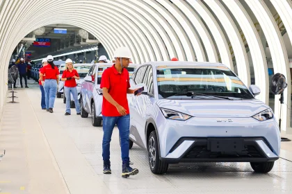 Planta de BYD en Bahía Brasil.