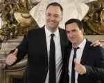 Manuel Adorni y Javier Lanari
