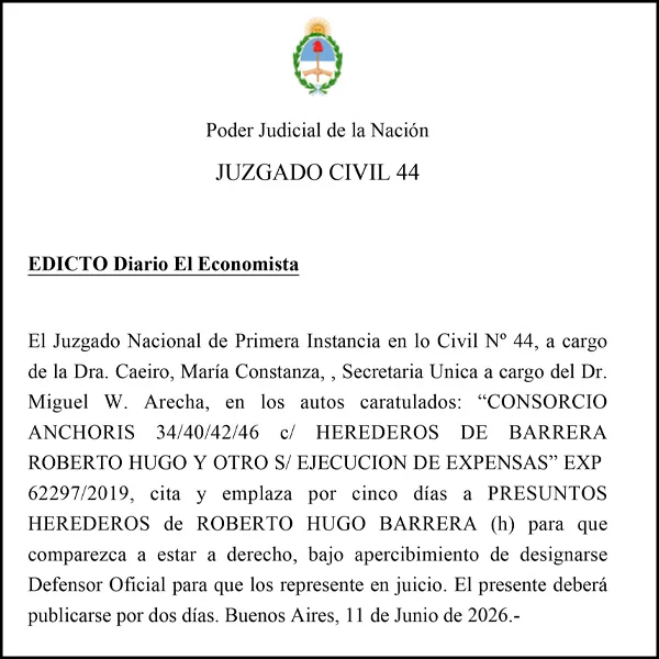 Edicto Consorcio Anchoris