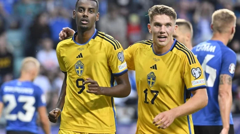 Alexander Isak y Viktor Gyokeres, las principales figuras de Suecia - g
