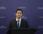 Adrián Ravier en su presentación oficial en Casa Rosada