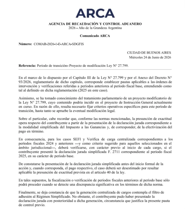 Comunicación interna - ARCA