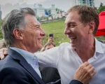 Mauricio Macri y Diego Santilli