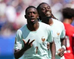 Ousmane Dembélé marcó un hat-trick en 32 minutos en la goleada de Francia a Noruega