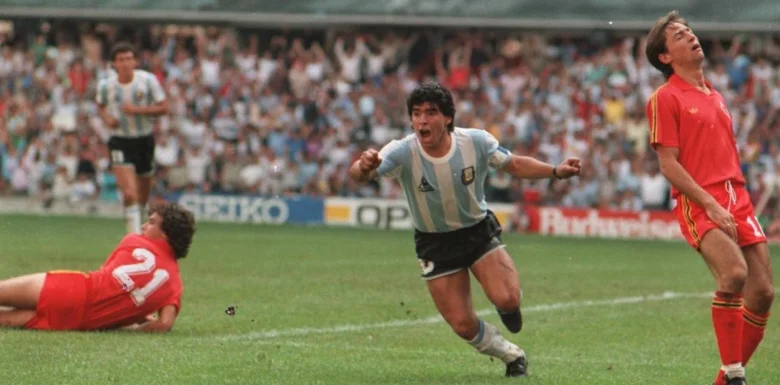 Maradona ante Bélgica - g
