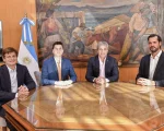 Caputo y Napoli recibieron a Teófilo Lacroze y Pablo Franzetti de Meitner Energy Latam