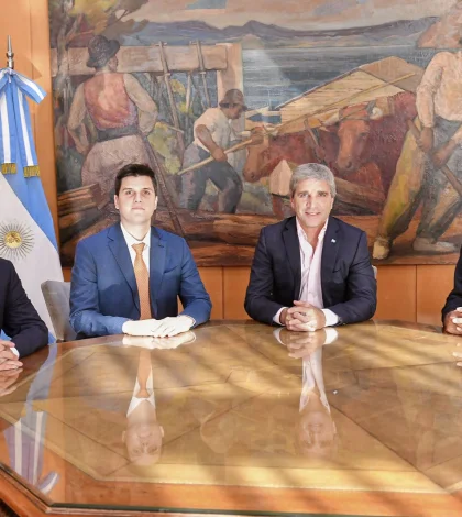 Caputo y Napoli recibieron a Teófilo Lacroze y Pablo Franzetti de Meitner Energy Latam
