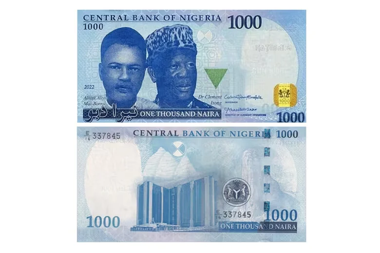 billetes nigeria - e